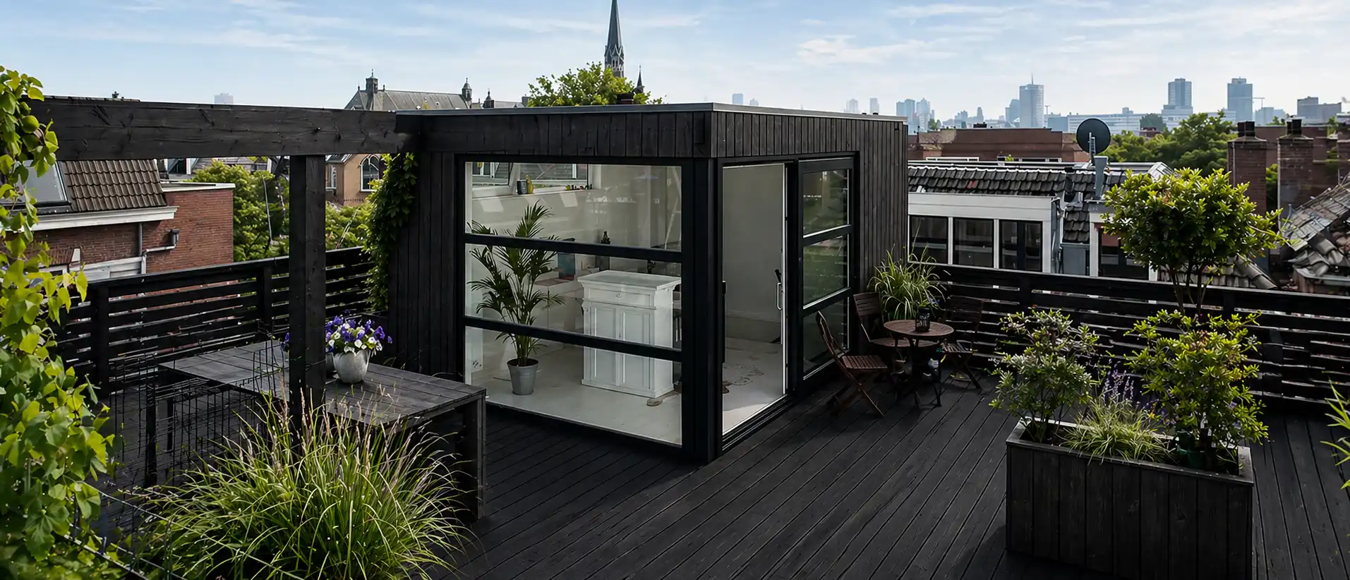 Bouwtekening dakterras